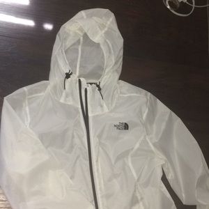 White North-face light jacket